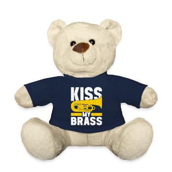 Tuba tuba player - Teddy Bear - french navy - Front