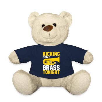 Tuba tuba player - Teddy Bear - french navy - Front