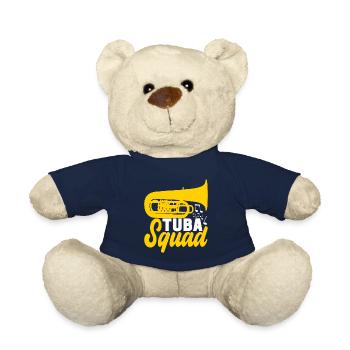 Tuba tuba player - Teddy Bear - french navy - Front
