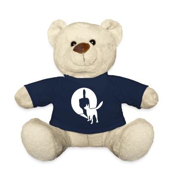Weißer Schäferhund Mittelfinger - Teddy - French Navy - Vorne