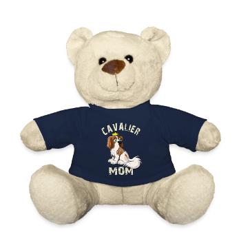 Cavalier Mom - Teddy Bear - french navy - Front