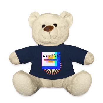 kimchi définition coréen dicton anglais - Nounours - bleu marine - Devant