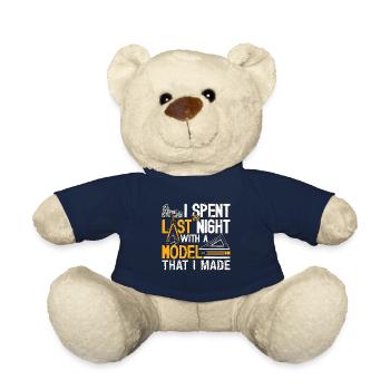 Architecture I Spent The Night With Architectural - Teddy Bear - french navy - Front