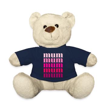 Mum Rosa - Teddy Bear - french navy - Front