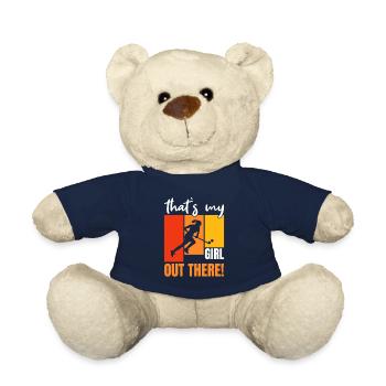 That's My Girl Out There Retro Field Hockey Enthus - Teddy - French Navy - Vorne