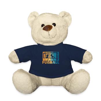 Fußballzubehör Geschenkidee Fußballfan - Teddy - French Navy - Vorne