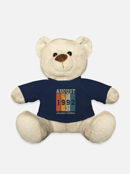 Geburtstag: August 1992 - Limited Edition Retro - Teddy - French Navy