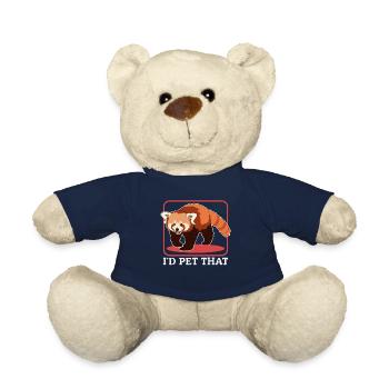 Red Panda Red Panda Red Pandas Gift - Teddy Bear - french navy - Front