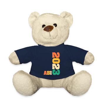 Abiturienten Abschluss 2023 Abitur - Teddy - French Navy - Vorne