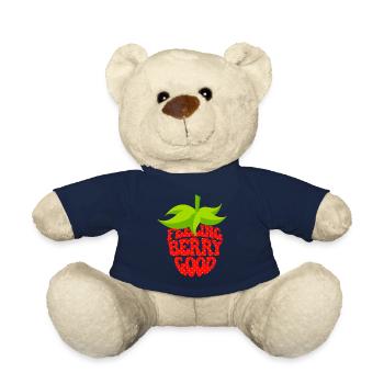 Niedliche Erdbeere - Teddy - French Navy - Vorne