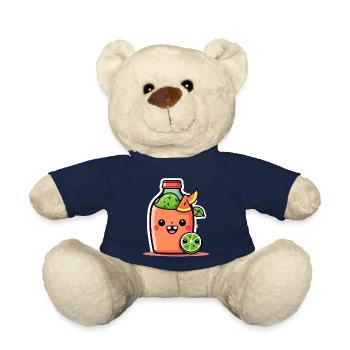 Jus de pastèque Kawaii - Nounours - bleu marine - Devant