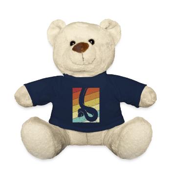 Rétro Scale Creepers Python Snake Banana - Nounours - bleu marine - Devant