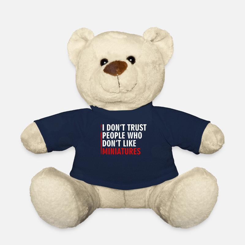 Model making brush model maker - Teddy Bear - french navy