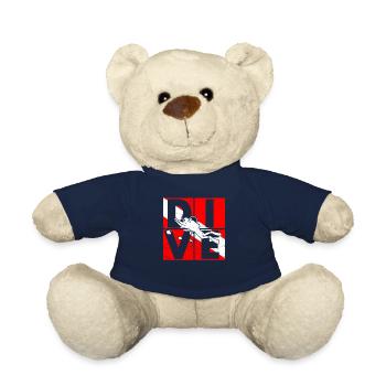 Tauchen Taucher Tauchen Schnorchler Schnorcheln - Teddy - French Navy - Vorne