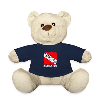 Instructeur Plongeur Deep Diving Divemaster Étudiant - Nounours - bleu marine - Devant