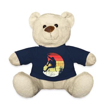 Climbing Free Geocaching Bouldering Rock Face - Teddy Bear - french navy - Front