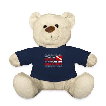 Portez une combinaison pour faire mâcher le requin - Nounours - bleu marine - Devant