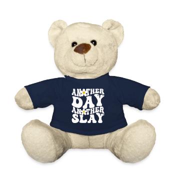 Another Day Another Slay Motivational - Teddy Bear - french navy - Front