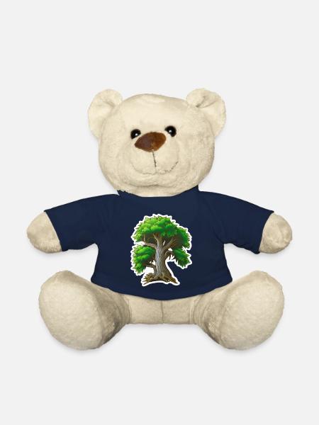 Pilier de la vie : l’arbre majestueux - Nounours - bleu marine