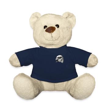 Eagle Bird Graphic Animal Motif - Teddy Bear - french navy - Front