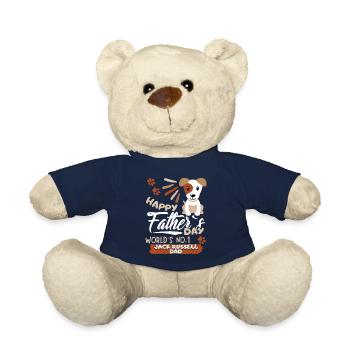 Father's Day Jack-Russell Dad, Father's Day Gift - Teddy Bear - french navy - Front