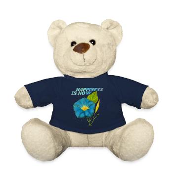 Motivation saying vintage morning glory - Teddy Bear - french navy - Front