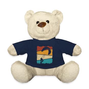 Kitesurfing Kitesurf Kitesurfer Kiteboard - Nounours - bleu marine - Devant