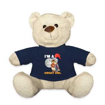 I'm A Knight Owl Enthusiast Bird Lover Nocturnal B - Teddy Bear - french navy - Front