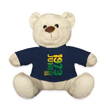 1973 Juni Limited Edition Geburtstag Geschenk - Teddy - French Navy - Vorne