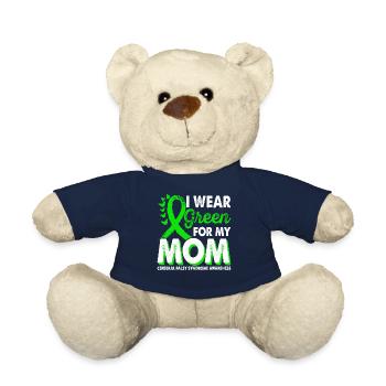 Wear green for Awareness Month for - Teddy Bear - french navy - Front