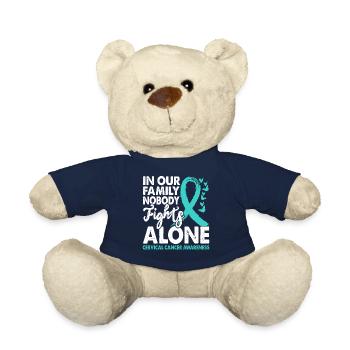 Personne ne lutte seul contre la prise de conscience de - Nounours - bleu marine - Devant