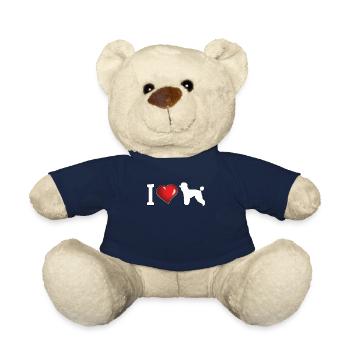 Hundezubehör Pudel Hundebesitzer - Teddy - French Navy - Vorne