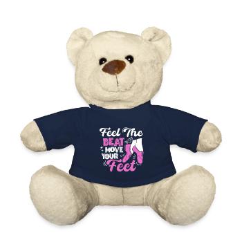 Tap Dancers Tap Dance Shoes Tap Dance Instructors - Teddy Bear - french navy - Front