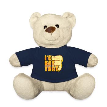 Grillkäse Käseliebhaber gegrillter Käse Geschenk - Teddy - French Navy - Vorne