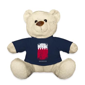 Souvenir with the country flag of Bahrain - Teddy Bear - french navy - Front