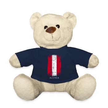 Souvenir with the flag of Austria - Teddy Bear - french navy - Front