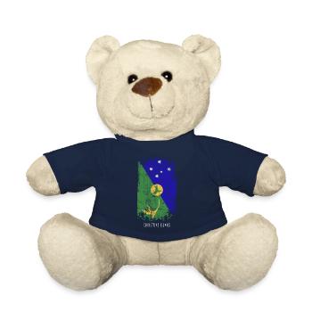 Souvenir with the country flag of Christmas Island - Teddy Bear - french navy - Front