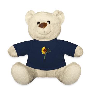 Sunflower Occupational Therapy Novelty Therapist - Teddy Bear - french navy - Front