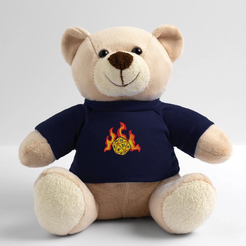 Burning cube Teddy Bear