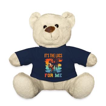 It's The Locs For Me - Afro Hair Black American - Teddy - French Navy - Vorne