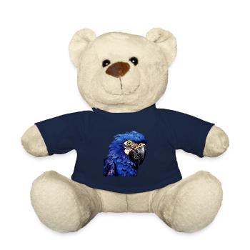 Hyacinth Macaw - Teddy Bear - french navy - Front