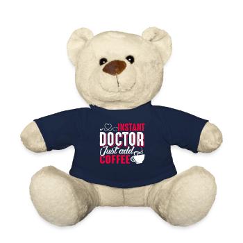 Doctor Instant Doctor Just Add Coffee - Teddy Bear - french navy - Front