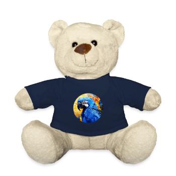 Hyacinth Macaw - Teddy Bear - french navy - Front