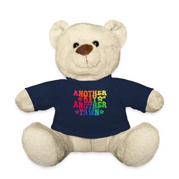 Another Day, Another Yawn - Teddy Bear - french navy - Front
