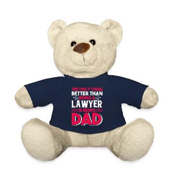 Lawyer Love Being A Lawyer And Dad - Teddy Bear - french navy - Front