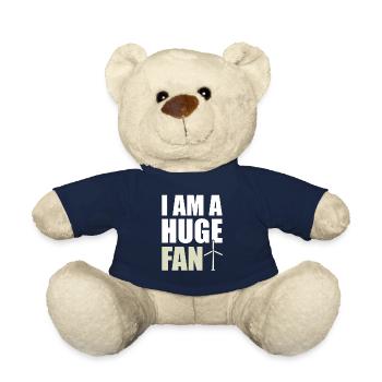 Je suis un grand fan Énergie éolienne Protection du climat Énergie éolienne - Nounours - bleu marine - Devant