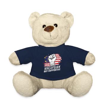 Not Malaysian But Supportive Malaysia Flag - Teddy - French Navy - Vorne
