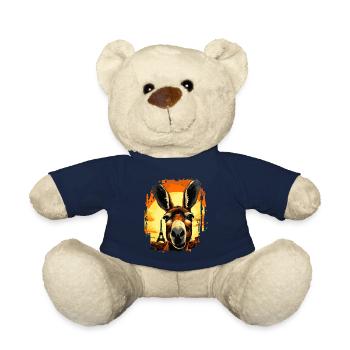 Un âne à Paris - Nounours - bleu marine - Devant