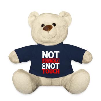 Pas amical, ne touchez pas 29 - Nounours - bleu marine - Devant