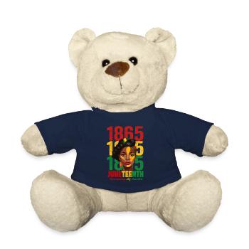 Juneteenth 1865 Remembering My Ancestors - Teddy Bear - french navy - Front